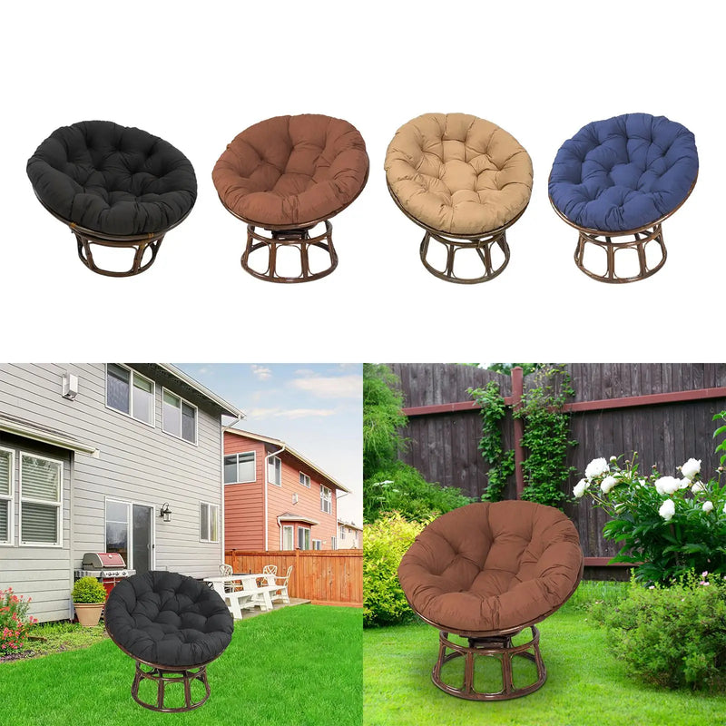 Coussin Fauteuil Suspendu Rond Épais 40 cm, Assise Capitonnée, vue 6