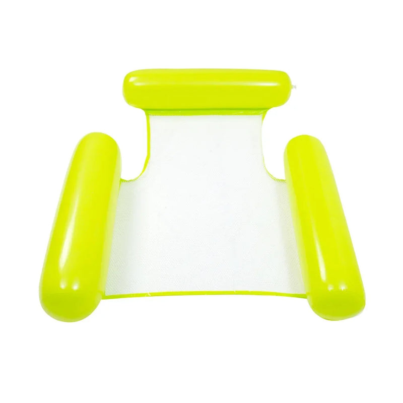Hamac Gonflable de Piscine Flottant en PVC avec Appui-Tête, 110 x 100 cm, vue 9