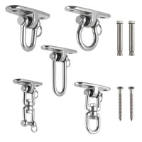 Support de Hamac et Balançoire Plafond ou Mur, Acier Inoxydable 304, 4 Modèles, vue 4