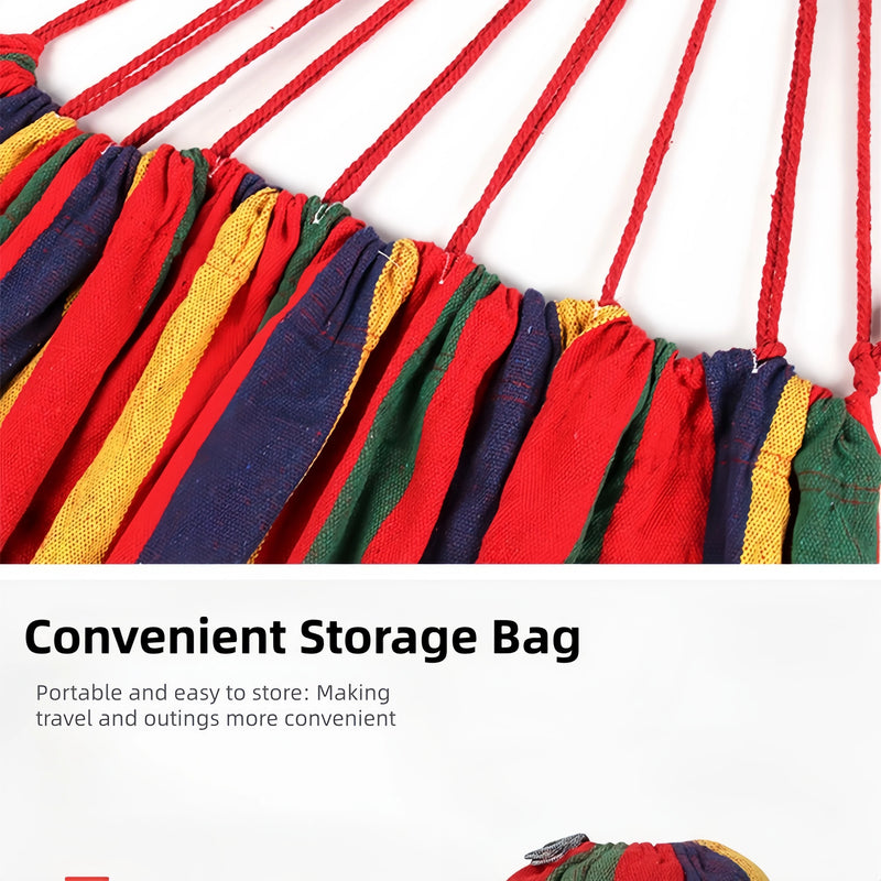 Hamac Portable en Toile Respirante, 260 x 80 cm, 1 Place avec Sac de Rangement, vue 4