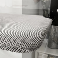 Hamac pour Chat de Fenêtre Pliable à Ventouses, Étagère en Maille Grise, 56,5 x 30 cm, vue 3