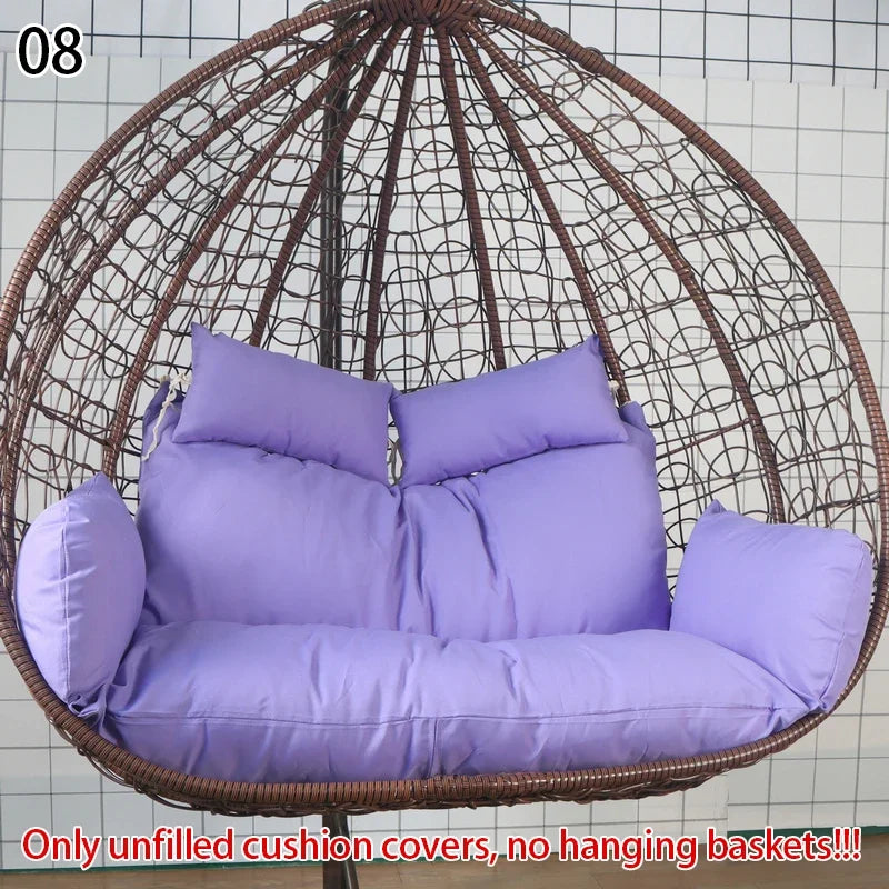 Housse de Coussin Double pour Fauteuil Suspendu 2 Places, Coton, 17 Modèles, vue 21