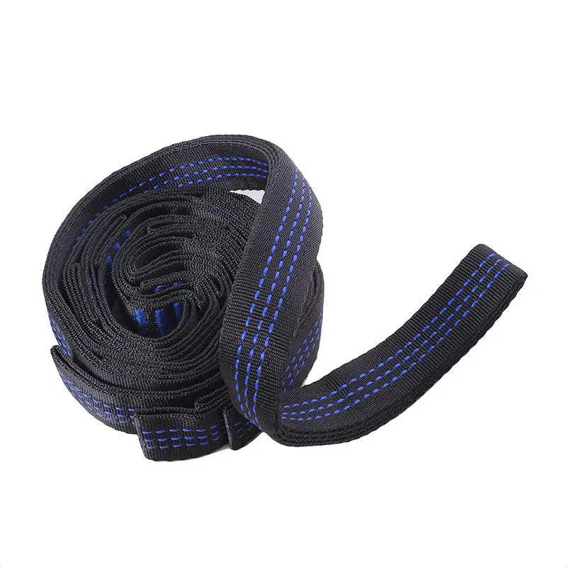 Sangles de Hamac en Polyester 2 m à 5 Boucles, Lot de 2, avec ou sans Mousquetons, vue 12