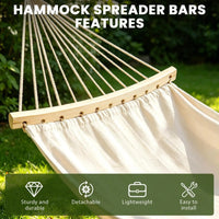 Barre d'Écartement Hamac en Bois, Lot de 2 Démontables, 40 ou 50 cm, vue 2