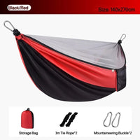 Hamac de Camping avec Moustiquaire Zippée, Polyester, 270 x 140 cm, vue 11