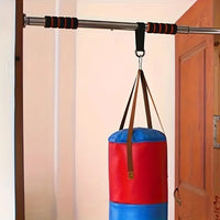 Sangles de Suspension Noires pour Hamac et Barre Fixe, Lot de 2 avec Mousquetons, 25 ou 35 cm, vue 2