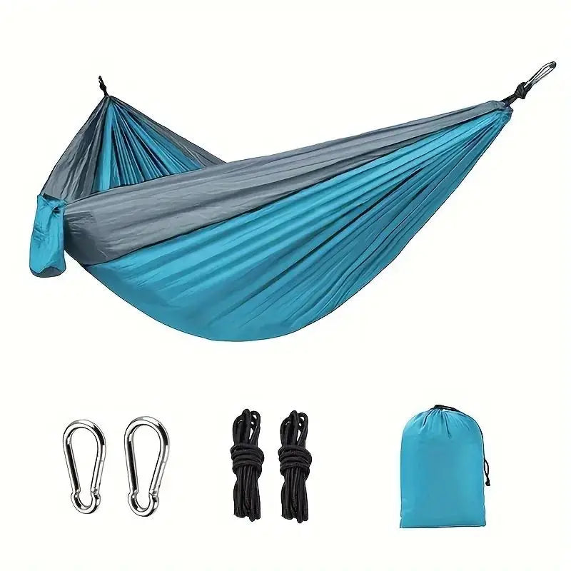 Hamac de Camping Ultra-Léger en Tissu Parachute, 220 x 90 cm, 4 Coloris, vue 10
