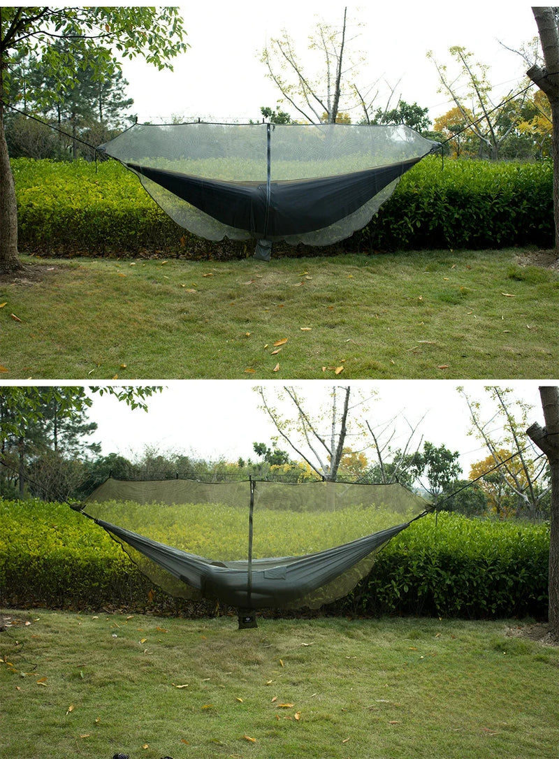 Moustiquaire légère pour hamac de camping, 3,4 x 1,4 m, avec sac, vue 6