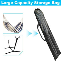 Sac de rangement pour support de hamac en Oxford 900D noir, 169 x 42 cm, poignées réglables, vue 4