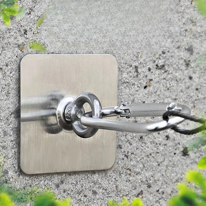 Crochets de Plafond Adhésifs en Inox sans Perçage, Lot de 2 ou 4, vue 4