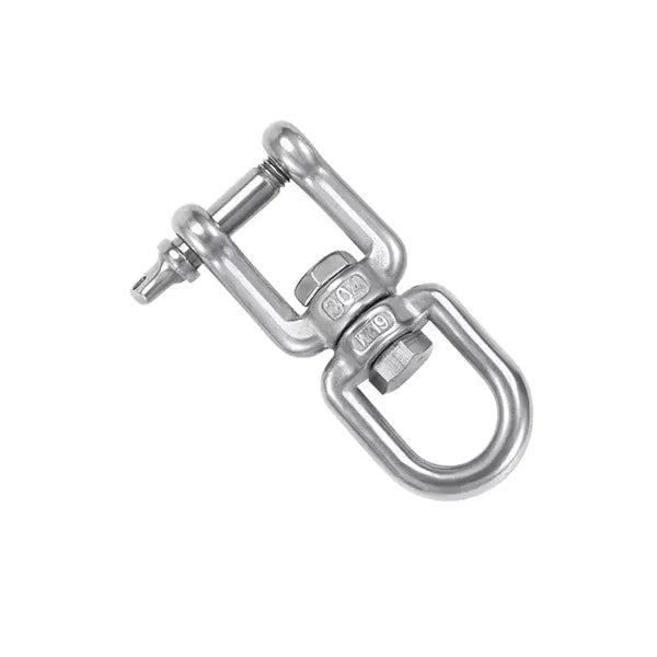 Émerillon double en inox 304 pour hamac et fauteuil suspendu, M4 à M12, vue 8