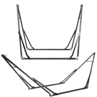 Hamac sur Pied Démontable en Coton Rayé, Support 255 cm, vue 4