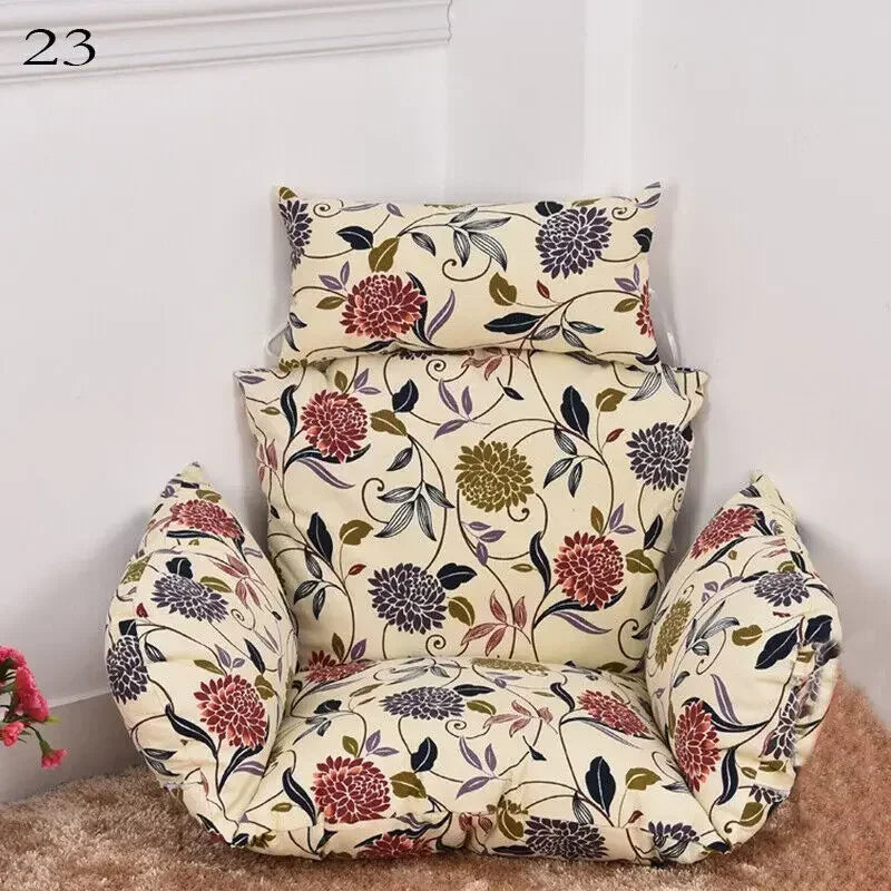 Housse de Coussin Fauteuil Œuf Suspendu avec Appui-Tête, Sans Garnissage, 32 Modèles, vue 18