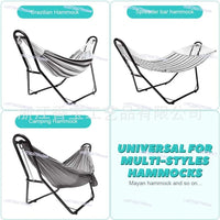 Support de Hamac en Acier Noir pour Hamacs de 275 à 427 cm, vue 3