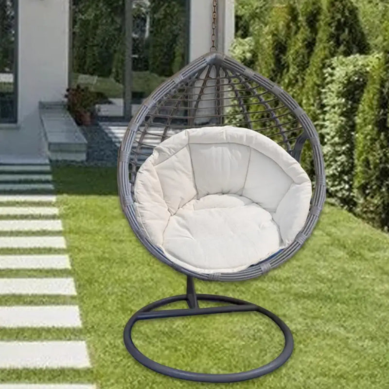 Coussin Épais en Lin 60 x 60 x 45 cm pour Fauteuil Suspendu, Hamac et Fauteuil à Bascule, vue 3