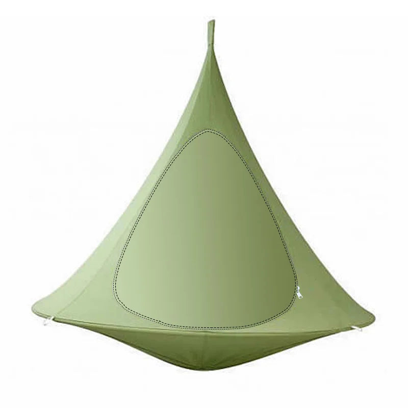 Tente Hamac Suspendue en Cocon, Diamètre 180 cm, Moustiquaire et Toile Imperméable, vue 8
