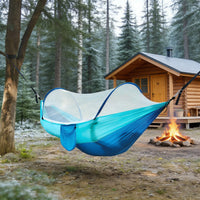 Hamac de Camping Double avec Moustiquaire à Arceaux, Nylon, 260 x 140 cm, vue 4