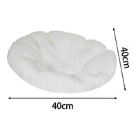 Coussin Fauteuil Œuf Rond 40 cm pour Fauteuil Papasan, Polyester et Coton, vue 5