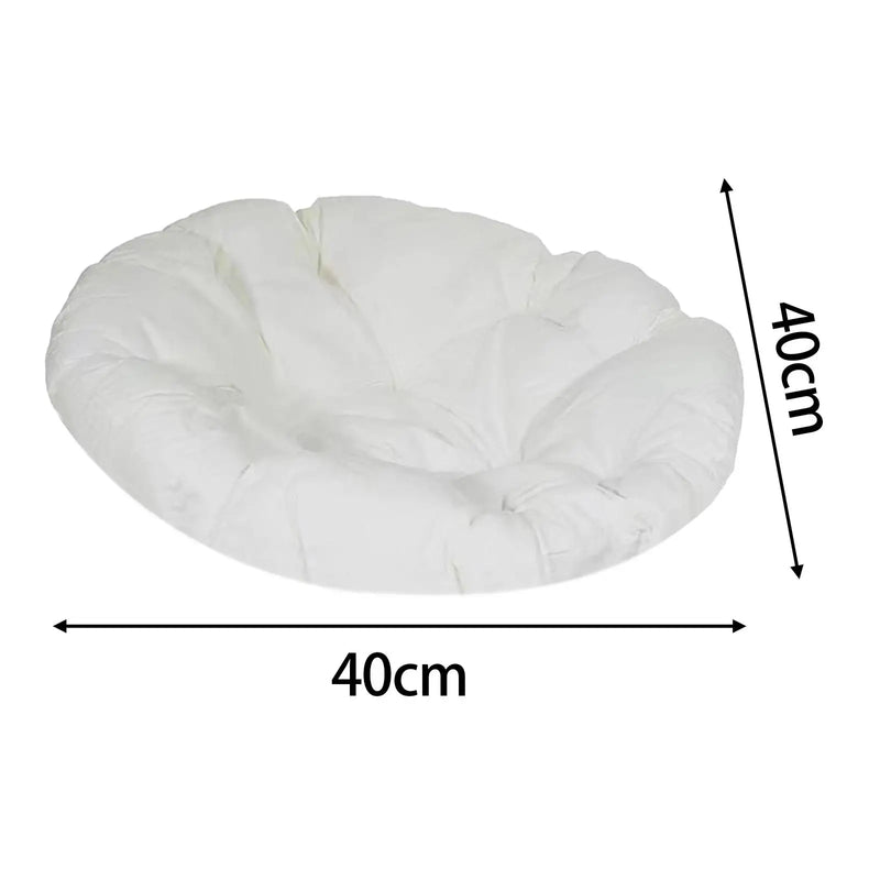 Coussin Fauteuil Œuf Rond 40 cm pour Fauteuil Papasan, Polyester et Coton, vue 5