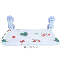 Hamac pour chat de fenêtre à ventouses, pliable, motif sapins de Noël, 52 x 30 cm, vue 6