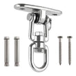 Platine de Suspension Pivotante Inox 304 pour Hamac et Chaise Suspendue