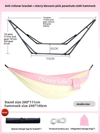 Hamac sur Pied Pliable en Acier, Moustiquaire, Toile ou Fauteuil, 15 Modèles, vue 8