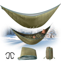 Sous-Couette pour Hamac 3 Saisons 240 x 135 cm, Camouflage ou Vert Militaire, vue 8