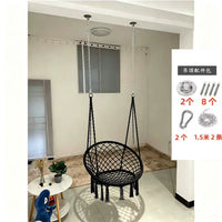 Chaise Hamac Suspendue en Corde de Coton à Franges, 1 ou 2 Places, vue 7