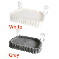 Hamac pour Chat de Fenêtre à Ventouses en Peluche, Pliable, Blanc ou Gris, 55 x 33 cm, vue 5