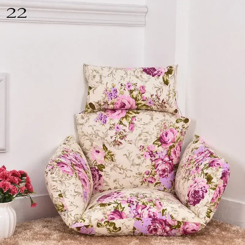 Housse de Coussin Fauteuil Œuf Suspendu avec Appui-Tête, Sans Garnissage, 32 Modèles, vue 5