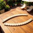 Barres d'Écartement pour Hamac en Bois, Arquées, Lot de 2, 50 cm