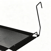 Hamac pour Chat à Crochets pour Radiateur ou Rebord, Cadre en Métal Noir et Maille, 45 x 24,5 cm, vue 4