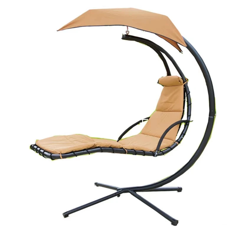 Coussin pour Fauteuil Suspendu en Croissant, Polyester, Appui-Tête Intégré, 5 Coloris, vue 2