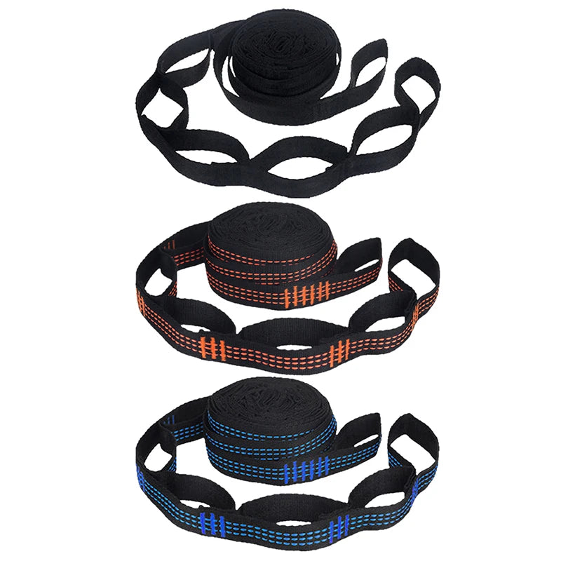 Sangles de Hamac Légères 2 m à 5+1 Boucles, Paire de 2,5 cm de Large, vue 4
