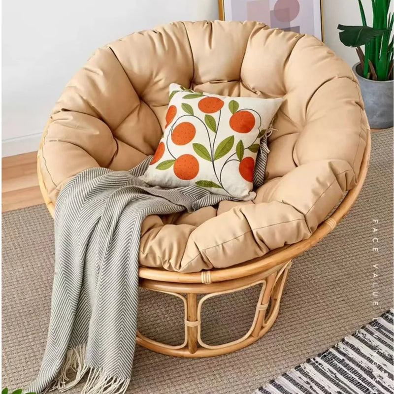 Coussin rond épais pour fauteuil suspendu, polyester, vue 4