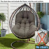 Coussin Matelassé pour Fauteuil Œuf Suspendu, Assise et Dossier Épais, vue 3