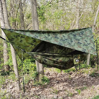 Hamac de Camping avec Moustiquaire et Bâche, Nylon 210T, 260 x 140 cm, vue 6