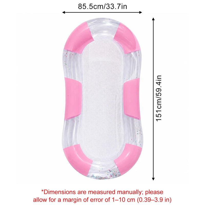 Hamac Gonflable de Piscine pour Adulte avec Filet, 151 x 85,5 cm, vue 6