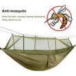 Hamac Camping Moustiquaire Fine en Nylon Ripstop 210T, 260 x 140 cm, avec ou sans Bâche