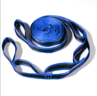 Sangles de Hamac Réglables 2 m x 2,5 cm, 5+1 Boucles Renforcées, Lot de 2, 11 Coloris, vue 7