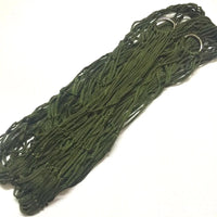 Hamac Filet de Camping en Nylon Épais, 1 Place, Vert Militaire, vue 7