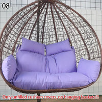 Housse de Coussin pour Fauteuil Suspendu Œuf Double 110 cm, sans Garnissage, 16 Coloris et Motifs, vue 14