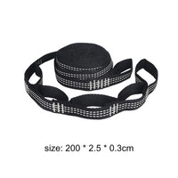 Sangles de Hamac Renforcées en Polyester 200 x 2,5 x 0,3 cm, Paire pour Arbres, vue 6
