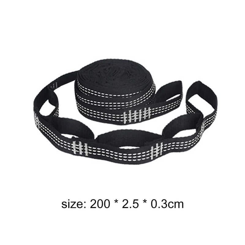 Sangles de Hamac Renforcées en Polyester 200 x 2,5 x 0,3 cm, Paire pour Arbres, vue 6