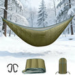 Sous-Couette Isolante pour Hamac, Coupe-Vent, 240 x 135 cm, avec Sac et 2 Mousquetons