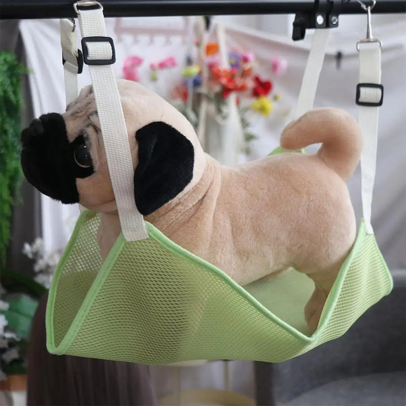 Hamac pour Chat Suspendu en Maille Respirante, Sangles Réglables, vue 3