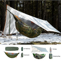 Hamac de Camping Moustiquaire, Bâche et Matelas, 4 Articles à la Pièce, vue 2