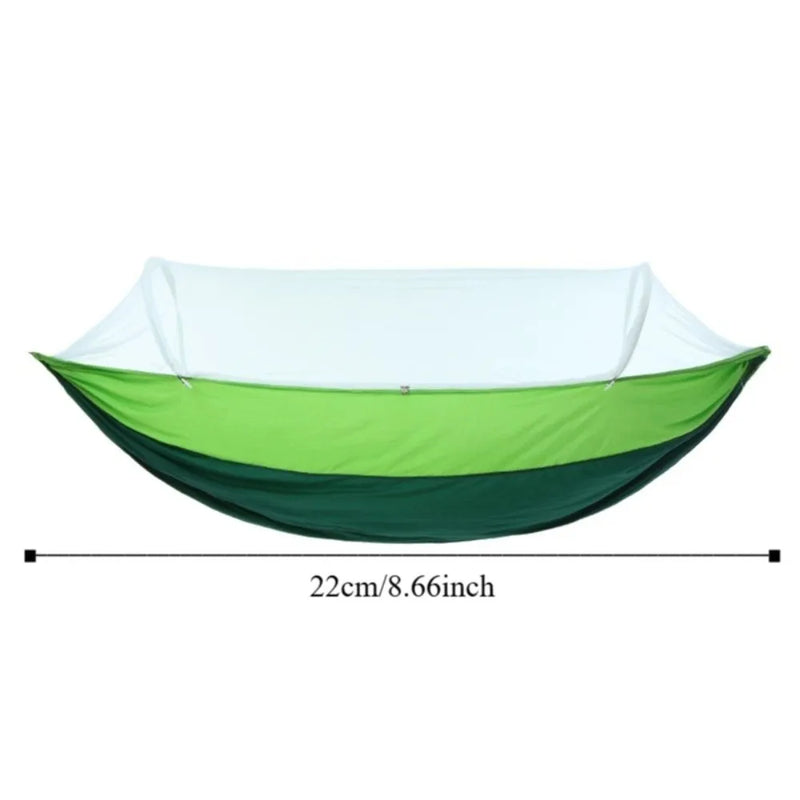 Hamac avec Moustiquaire à Arceaux en Nylon, 220 x 100 cm, Rose et Bleu, vue 6
