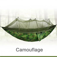 Hamac de randonnée double avec moustiquaire, tissu 210T, 260 x 140 cm, 5 coloris, vue 10