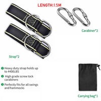 Kit de sangles pour hamac de 150 cm avec mousquetons, 5 à 8 pièces, vue 7